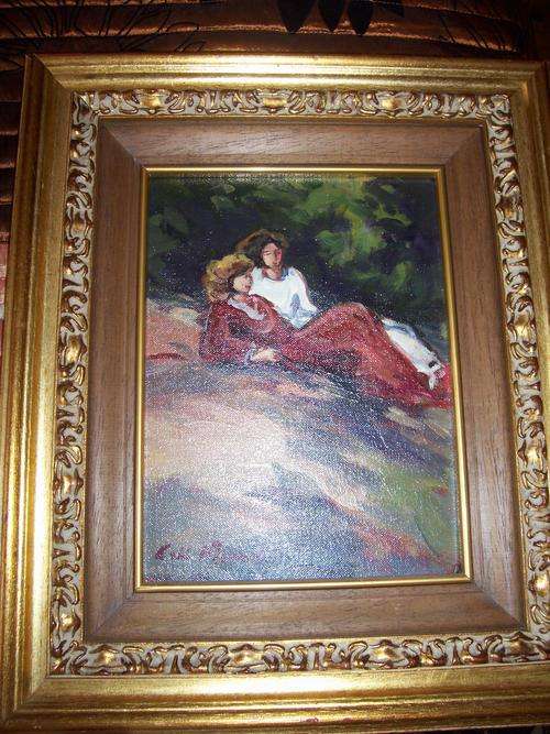 AN ESTIE MOSTERT original oil painting 25x19cm Stunning special