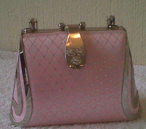 Handbag  (Evening Handbag Pink Bling)
