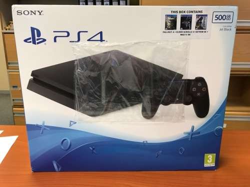 Boxed Playstation 4 Slim 500GB + 3 Games + Warranty