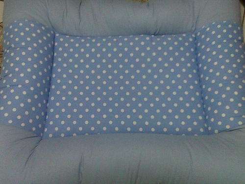 BABY DONUTS  SQUARE 1M BLUE DOTS
