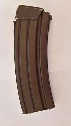 R4/R5/LM4/LM5 Rifle Magazine - Border War Period - Metal - With brown camouflage paint.