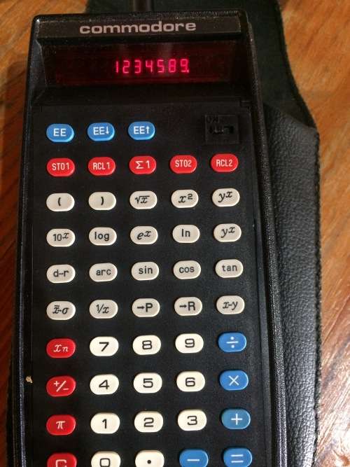 Commodore Electric Calculator! *Antique* Includes old power adapter!