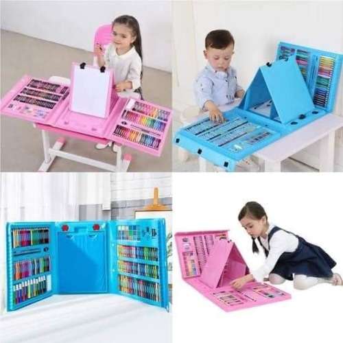 Kiddies Mega Art Set (208 Pieces) Blue Only