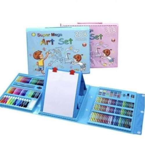 Kiddies Mega Art Set (208 Pieces) Blue Only