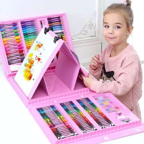 Kiddies Mega Art Set (208 Pieces) Blue Only