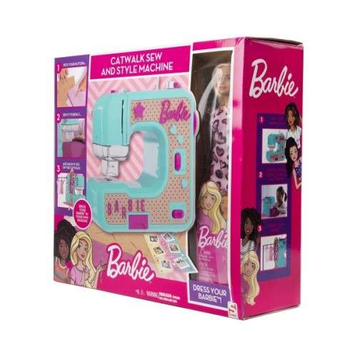 Barbie Sewing Machine and Doll