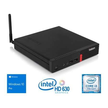 LIKE NEW LENOVO MINI PC Intel® Core I3-7100T, 2.7 GHz- 3.9 GHz, 7th GEN | 4 GB RAM | 128 GB SSD