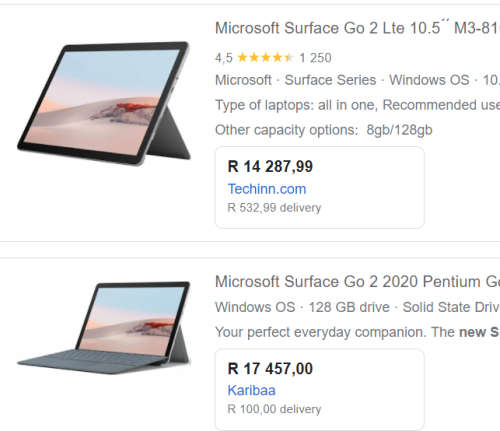 LIKE NEW MICROSOFT SURFACE GO2 TOUCH SCREEN FHD 8th GEN Intel® Pentium ® 4425Y | 4GB RAM | 64 GB SSD