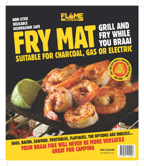 Flame Fry Mat - 330mm x 400mm x 0.03mm