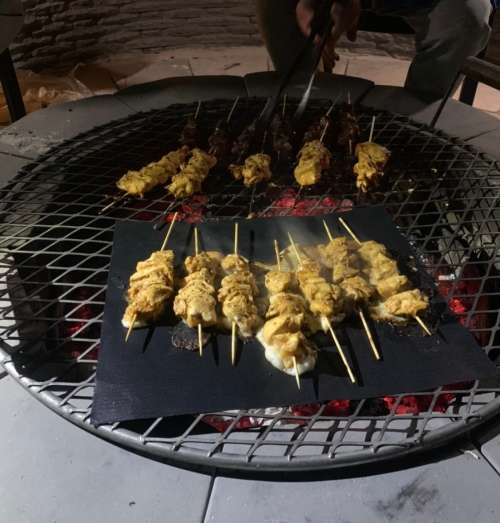 Flame Fry Mat - 330mm x 400mm x 0.03mm