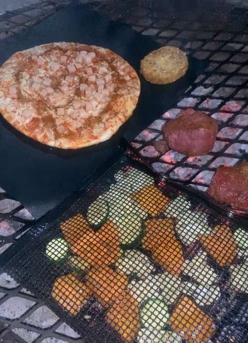 Flame Fry Mat - 330mm x 400mm x 0.03mm