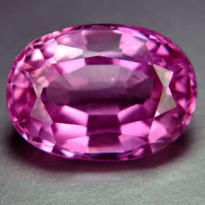 3.95CT.CAPTIVATE AAA SWISS PINK SAPPHIRE OVAL LOOSE GEM