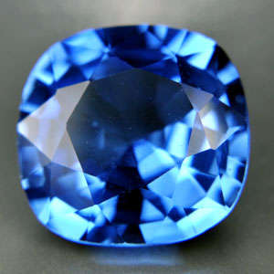 10.10ct.EXCELLENT LONDON BLUE TOPAZ CUSHION LOOSE GEM