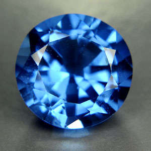 6.50ct.EXCELLENT LONDON BLUE TOPAZ ROUND LOOSE GEM