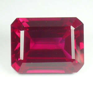 23.80cts.BIG  AWESOME BLOOD RED RUBY OCTAGON GEMSTONE