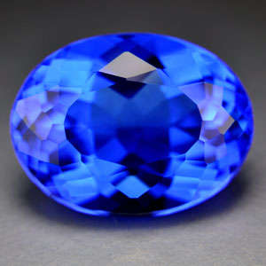 12.40ct.EXCELLENT BLUE TANZANITE QUARTZ OVAL LOOSE GEM