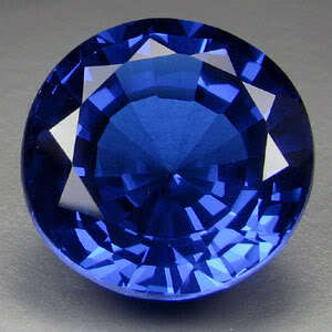 10.45ct.EXCELLENT LONDON BLUE TOPAZ ROUND LOOSE GEM