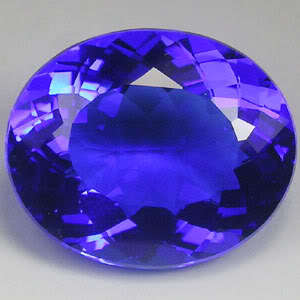 20.05ct. NICE AWESOME BLUE TANZANITE QUARTZ OVAL GEM
