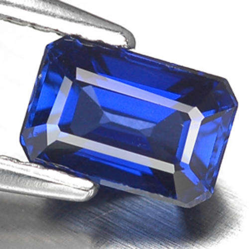 1.50 CT. RARE EMARALD CUT KASHMIR BLUE SAPPHIRE