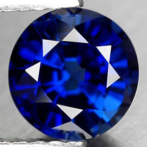 1.84 CT. ROUND 6.6 MM. KASHMIR BLUE SAPPHIRE