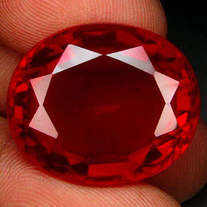 41.10ct.AWESOME JUMBO PIGEON BLOOD RED RUBY GEMSTONE