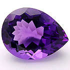 15.51 CT. BEAUTIFUL PURPLE PEAR CUT AMETHYST GEMSTONE