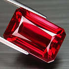 20.30ct.AWESOME BLOOD RED RUBY OCTAGON LOOSE GEMSTONE