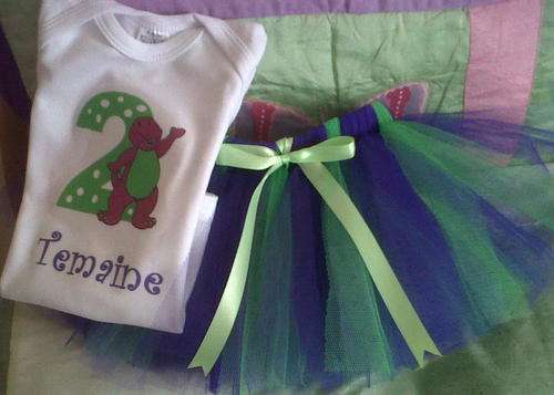 Barney Tutu Set (0-3 Years)