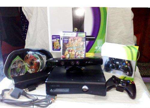 Xbox 360 (250gig) Black Slim-line Edition + 2 controllers + Kinect Sensor + Games **50% OFF!!**