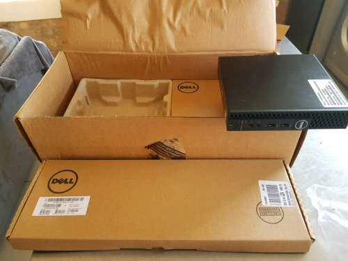 Brand new sealed Dell optiplex 3050 Micro Desktop, i3, 4GB Ram, 500GB, Windows 10 Pro, 3Yr warranty