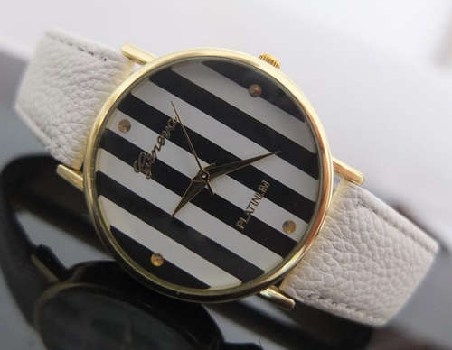 Geneva Platinum Watch - White