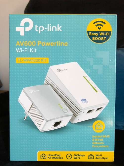 TP-LINK AV600 WI-FI Powerline Extender starter kit