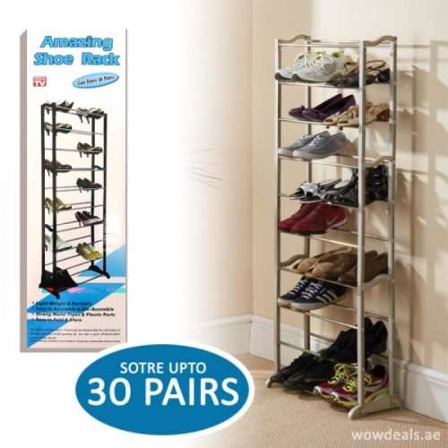 THE AMAZING 30 pair SHOE RACK