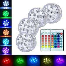 SUBMERSIBLE LED LIGHT WITH REMOTE CONTROLE