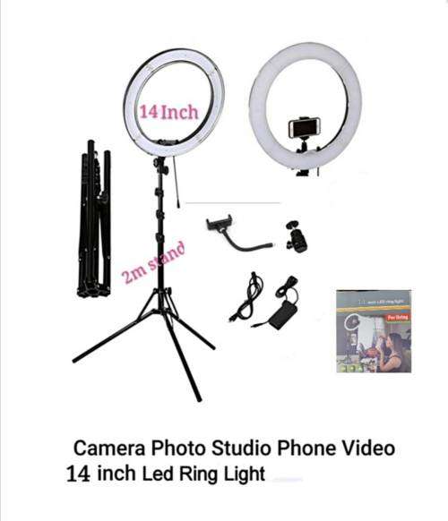 14 Inch Ring Light with 2M Stand