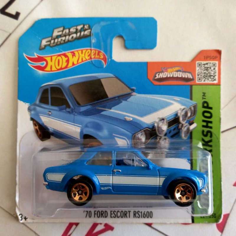 Hotwheel 2015 Edition, 1970 Blue Ford Escort RS1600