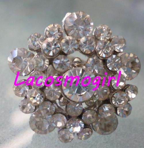 CRAZZZY R1 AUCTION - DIAMANTE RING - ADJUSTABLE BAND