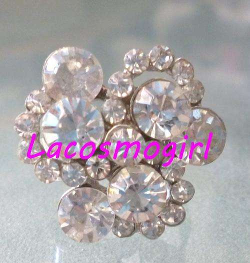 CRAZZZY R1 AUCTION - DIAMANTE RING - ADJUSTABLE BAND