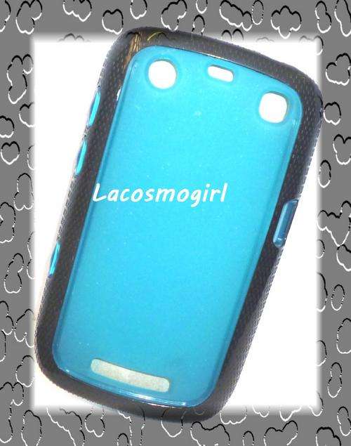 BLACKBERRY 9360 / 9350 / 9370 RUBBER BACK COVER WITH WITH FLEXIBLE BUMPER