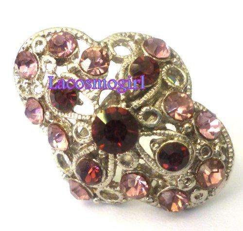 DIAMANTE RING - ADJUSTABLE BAND