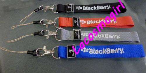 blackberry cellphone charm - wrist strap