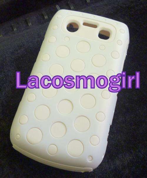 BLACKBERRY BOLD 9700 / 9780 DOUBLE BACK COVER - RUBBER & HARD MESH STYLE