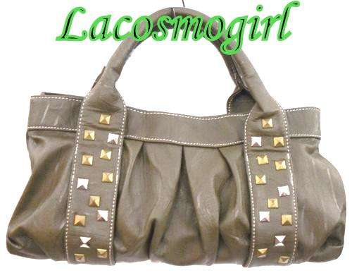 stylish bag with studded detail - 36cm X 18cm