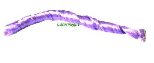 26cm clip on funky colour hair extension streak