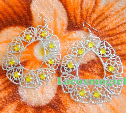 New Arrivals - Spring & Summer Range - Pretty Filigree Earring - 7cm length