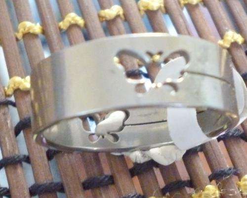 Stainless Steel band ring unisex