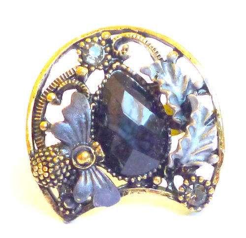 Pretty antique shade Ring with adjustable band