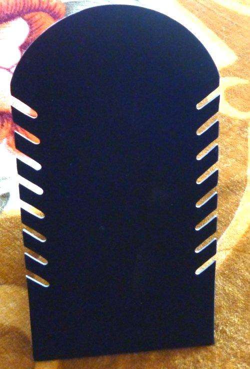 Velvet Board Necklace Display - has a built in stand - 34.5cm X 18.5cm