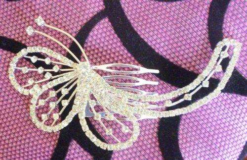 Diamante hair comb - 11cm X 4cm - Glam it up