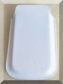***IPHONE TOP SLIDE POUCH - WHITE***